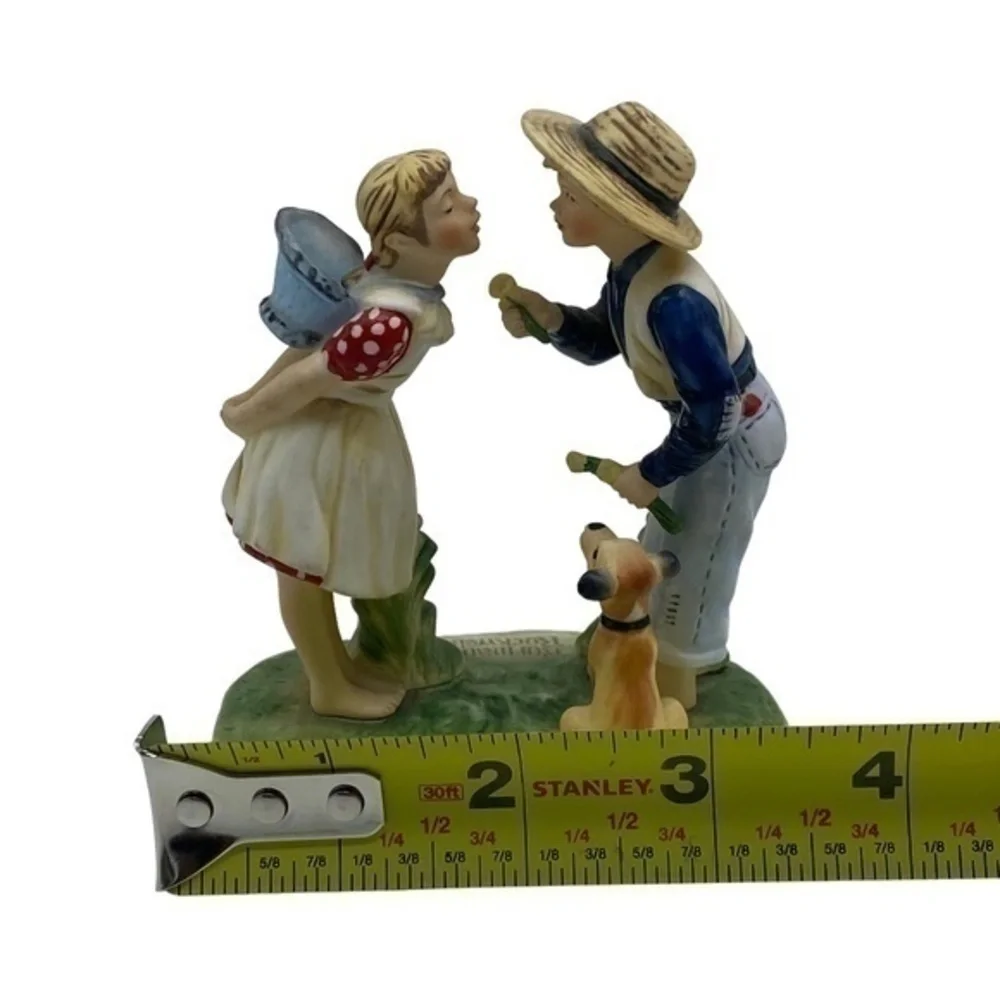Norman Rockwell Beguiling Buttercup Four Seasons Porcelain Figurine